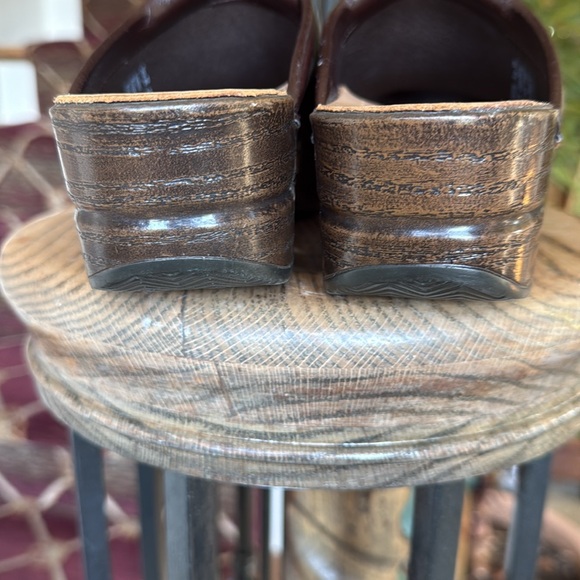 Dansko Rich Brown Leather Mules - Picture 12 of 16